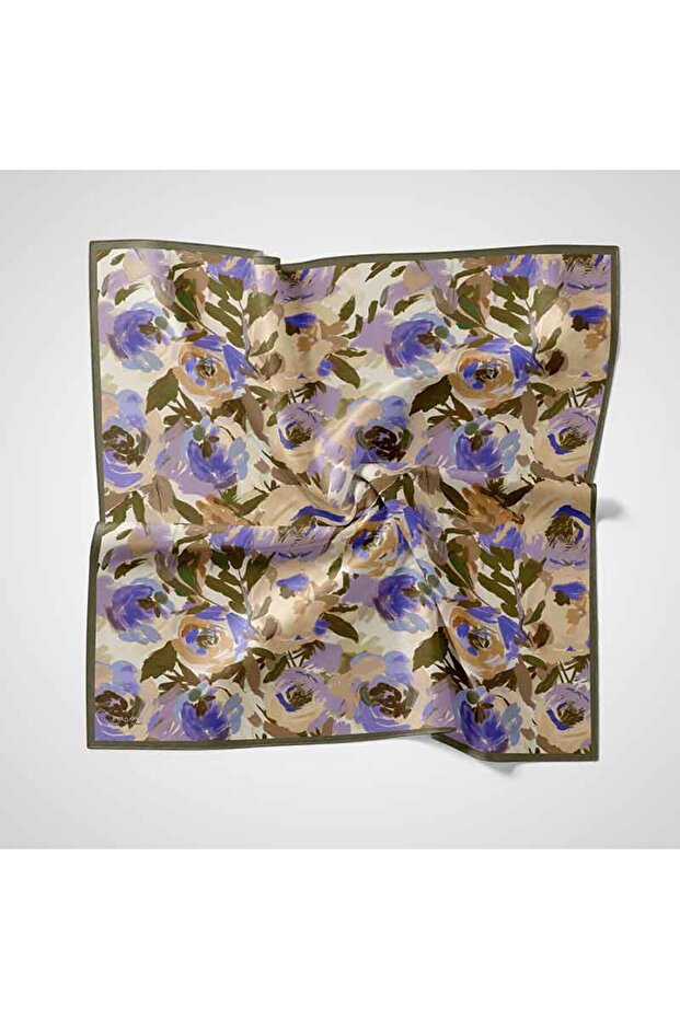 Eșarfă cu model natural - 1