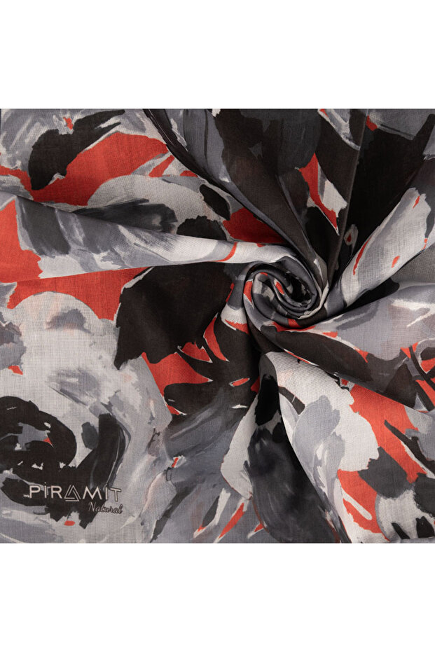 Eșarfă cu model natural - 2