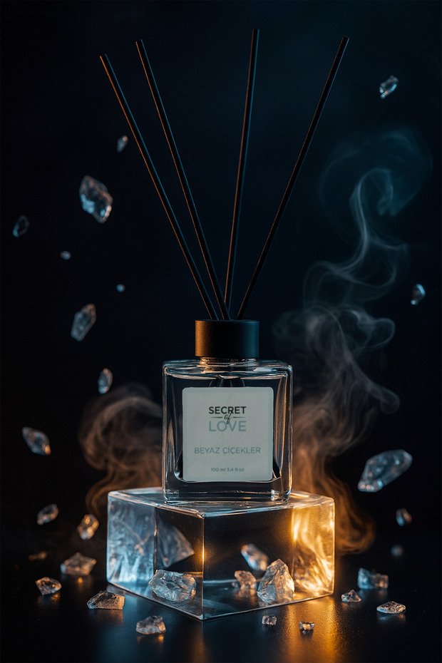 BEYAZ ÇİÇEKLER Çubuklu Oda Kokusu 100 ML - 7