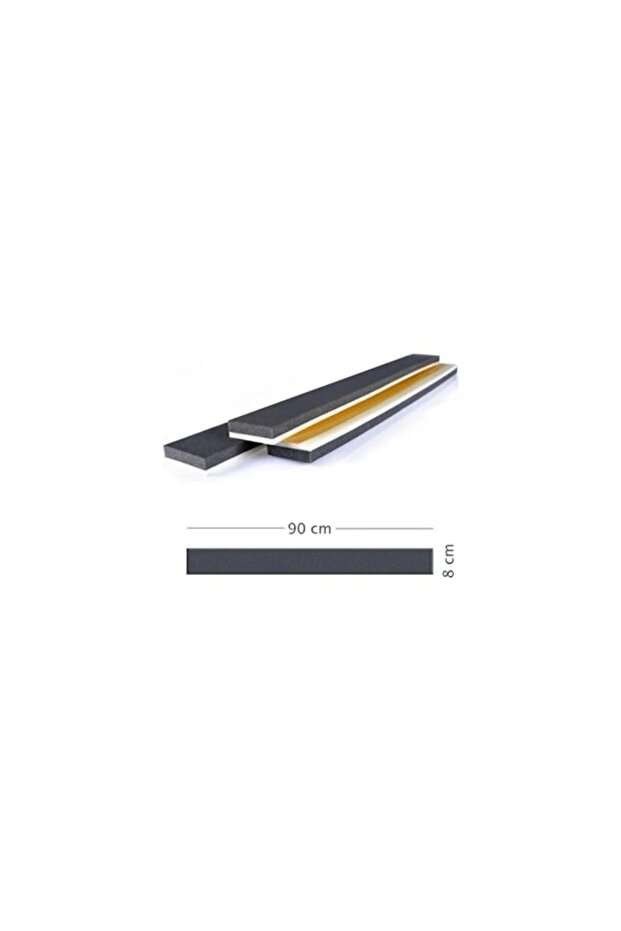 Yapışkanlı Kapı Altı Isı Yalıtım Süngeri Eşik Süngeri Sert 4 Adet - 6