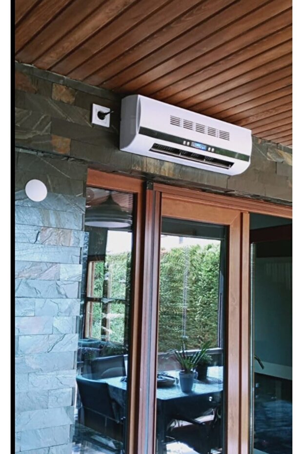 2200 watt klima duvar tipi sessiz ptc seramik ısıtıcı vantilatör - 1