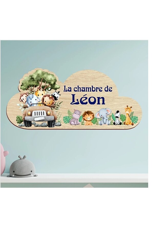 Ahşap Bebek Kapı Ve Duvar Süsü - 2