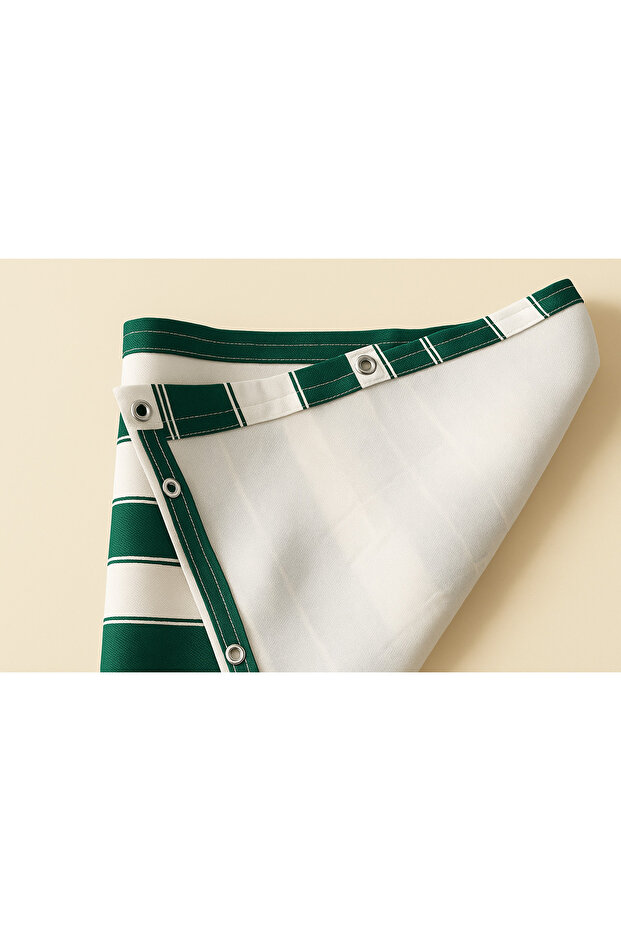 Balcony Tarpaulin with Measurements, Eyelet Capsule Special Production, First-Class Cotton Fabric