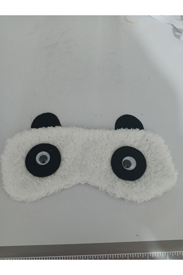 غطاء عين للنوم من القطيفة على شكل باندا - 2