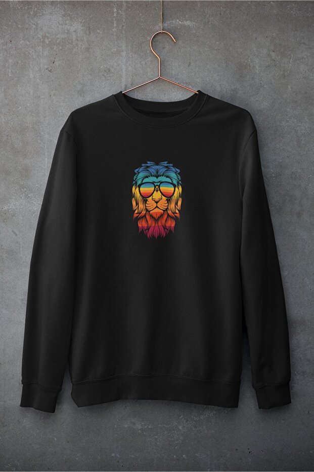 Unisex Oversize Sweatshirt Aslankafa Printed