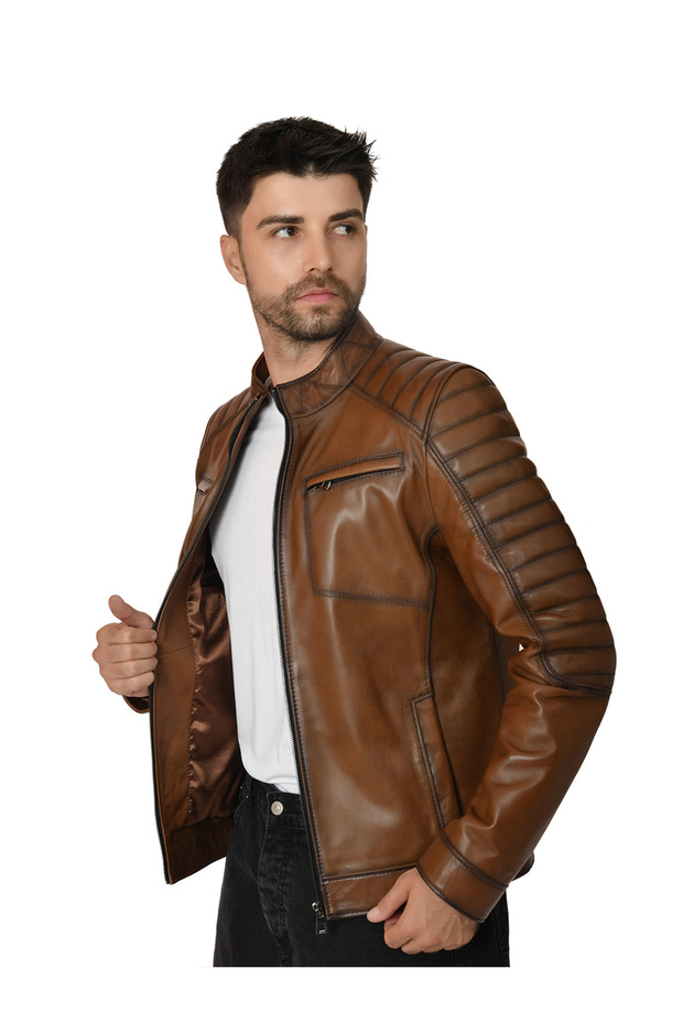 Men's Leather Jacket 2520 - 6