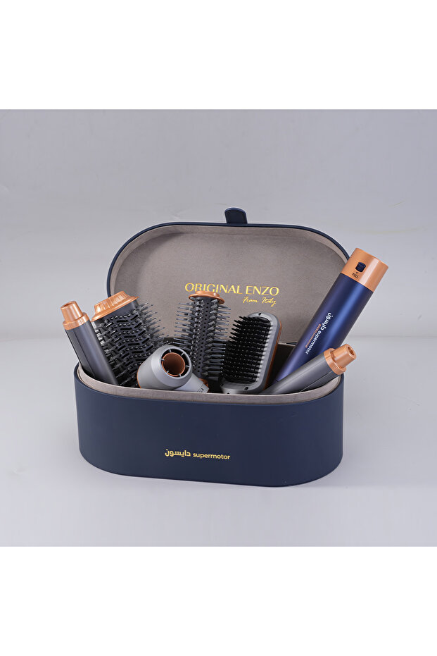 EN-4133 6-in-1 Electric Styling Set – Straightener, Curler, Dryer & Comb - 6