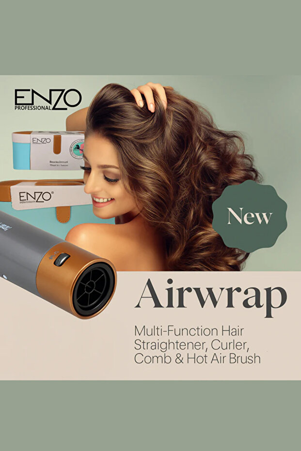 EN-4133 6-in-1 Electric Styling Set – Straightener, Curler, Dryer & Comb - 5