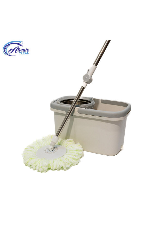 Set with rotating mop and rectangular bucket, SMYY-04, Adjustable rod, 360° rotation - 3