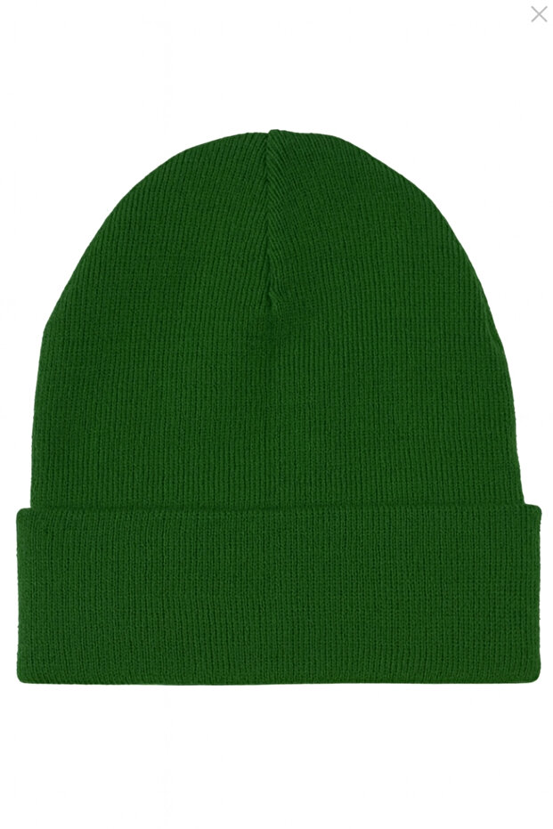 Basic Bere Triko Sonbahar Kışlık Yeşil Unisex - 1