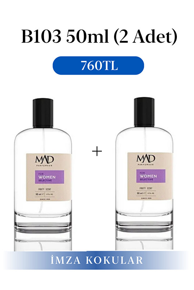 2 Adet 50 ml B103 Selective Kadın Parfüm Seti - 1