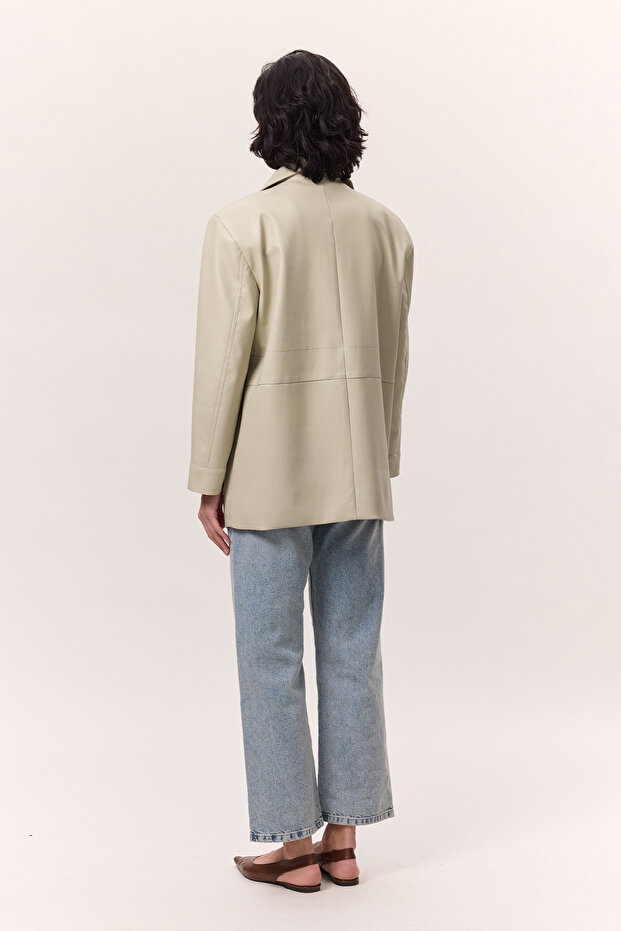 سترة جلدية ريترو - تشاغلا - 8