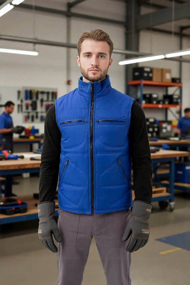 Winter Waterproof Multi-Pocket Vest Thermal Insulated Melesa Business Outdoor Water Warm Holder