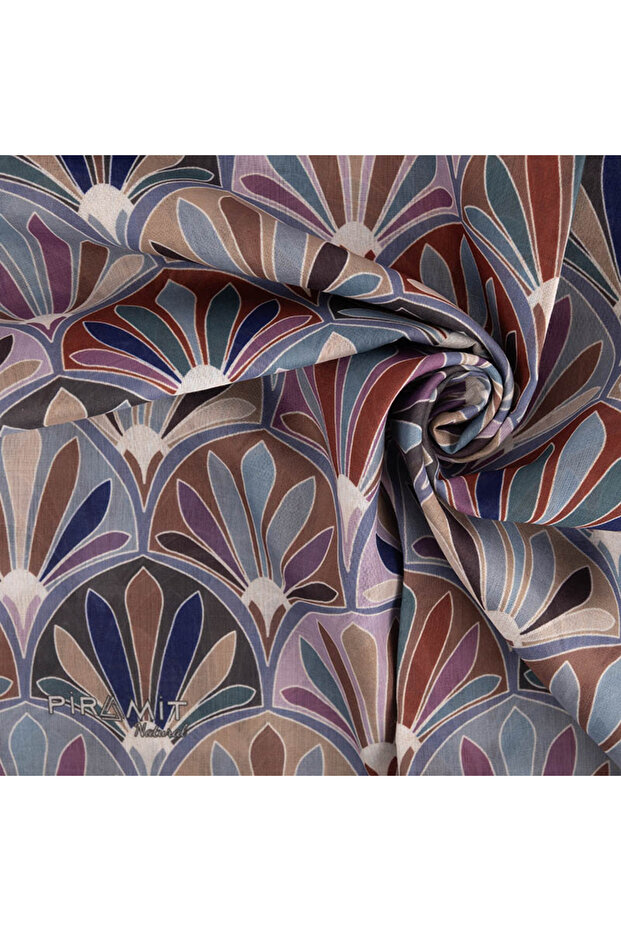 Eșarfă cu model natural - 2