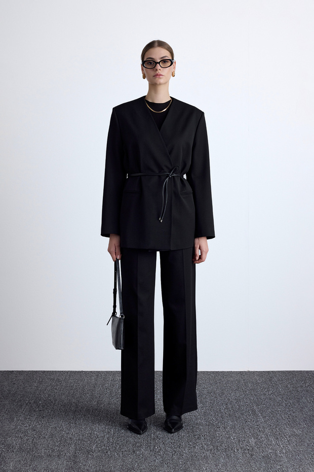 NEW CLASSICAL PANTOLON SİYAH - 4