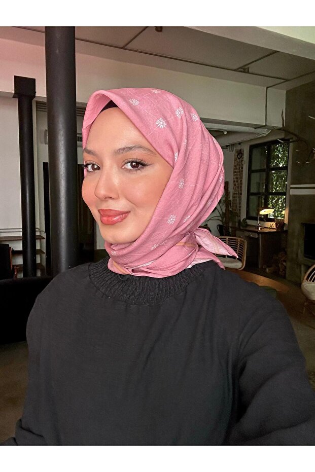 Tasarım İpek Eşarp - 8