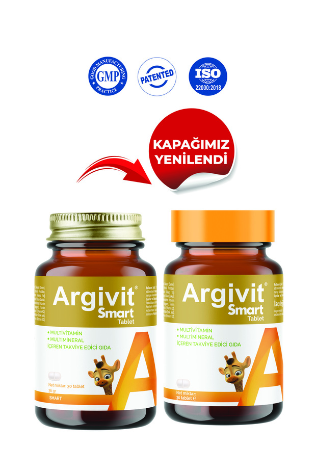 Smart Tablet 30 Tablet Fosfatidilserin Kolin L-Arginin Multivitamin ve Multimineral - 3