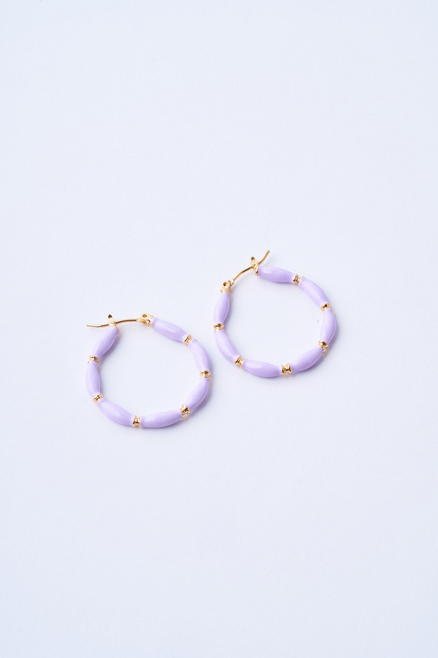 Lilac Bean Küpe