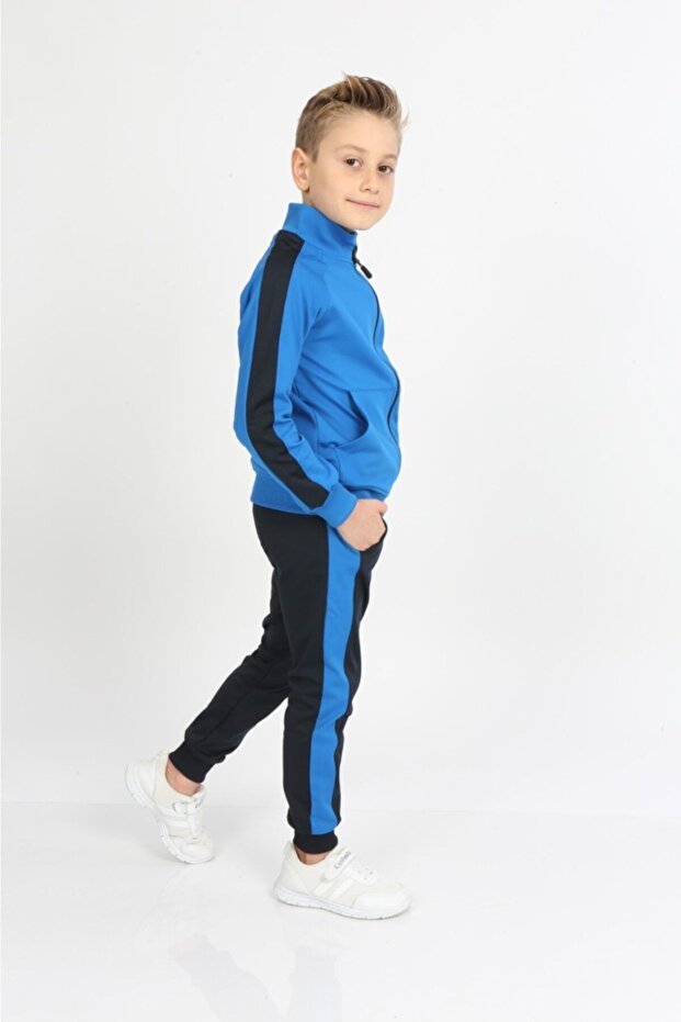 Çocuk Eşofman Takımı Dalgiç Kumaş Şardonlu - 3