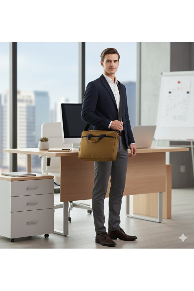 13-15.6" Computer Notebook Laptop Bag_Waterproof Zipper