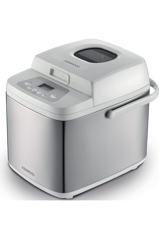 19-in-1 Automatic Bread Maker with Digital Timer, 19 Programs, and 15-Hour Delay – White/Silver - 1