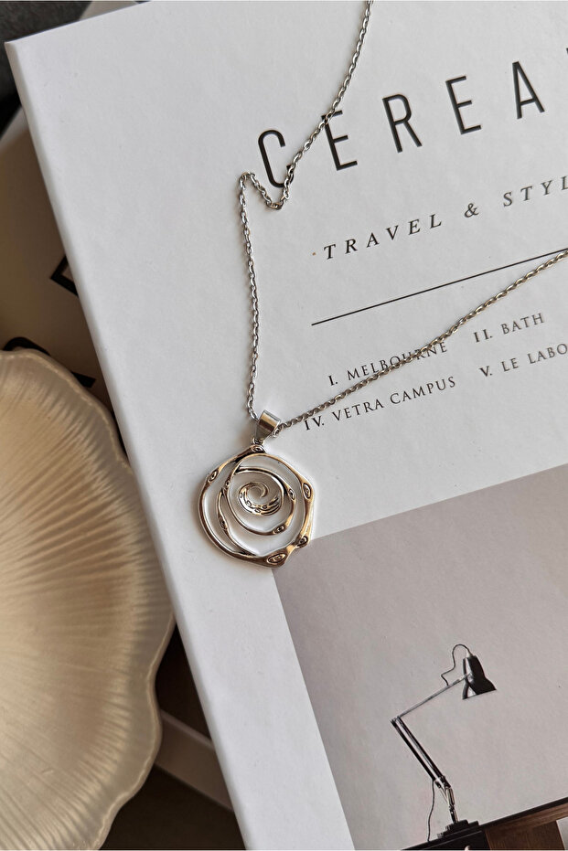 Spiral çelik kolye - 3