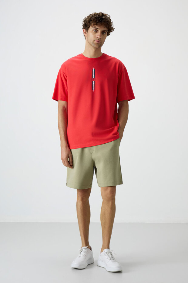 Comfort Fit Basic 3lü Paket Açık Çağla-Parlament-Ekru Erkek Şort - 81274 - 3