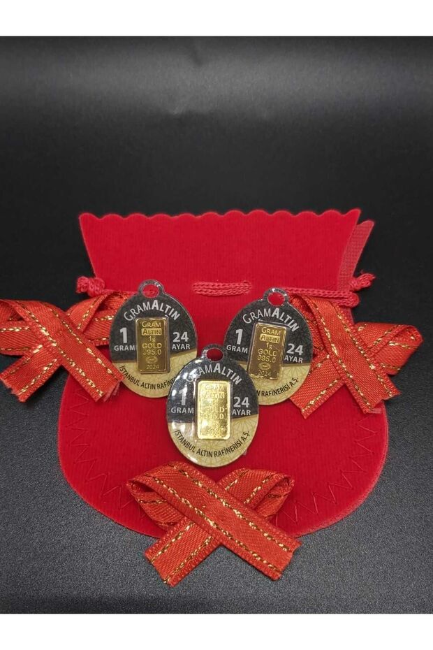 3 Adet 1 gr 24 Ayar (995) Altın Tütsülük Hediye - 5
