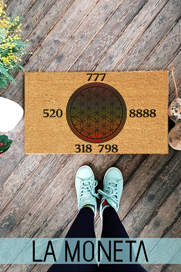 Flower of Life 777 Koko Door Front Mat