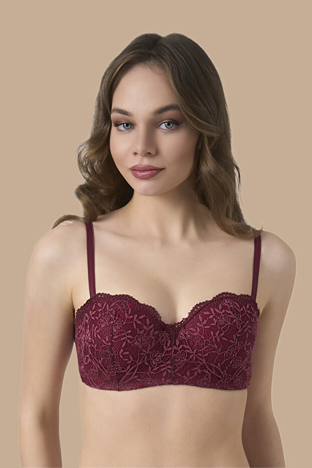 Lotus Strapless Bra Without Padding (Removable Straps) - 1