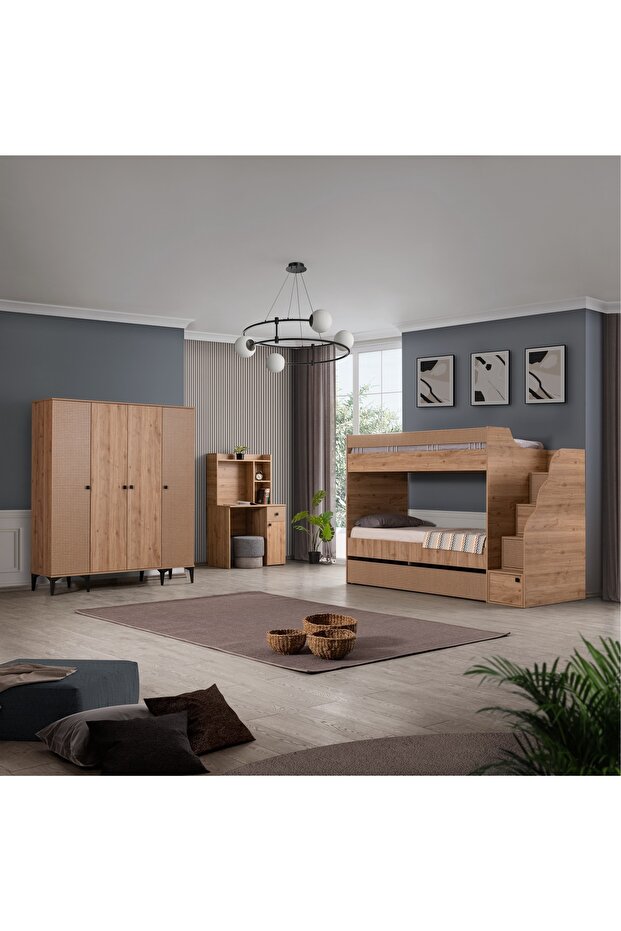 RUSTİK 4LÜ COMPLEX RANZA SET - 1