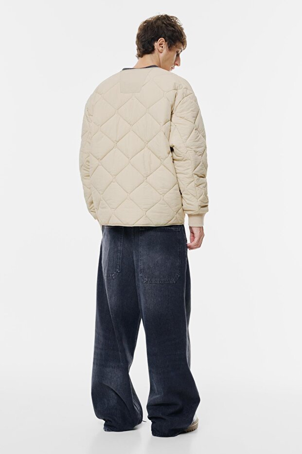 Hafif cepli kapitone ceket - 3