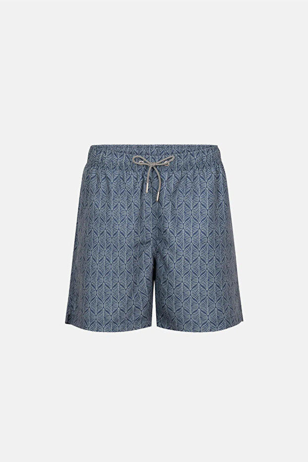 Multicolor Yaprak Des. Orta Şort - 1