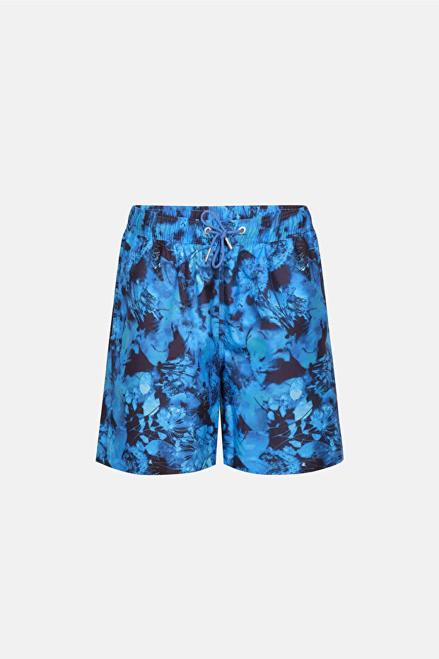 Multicolor Deniz Altı Des. Orta Şort - 1