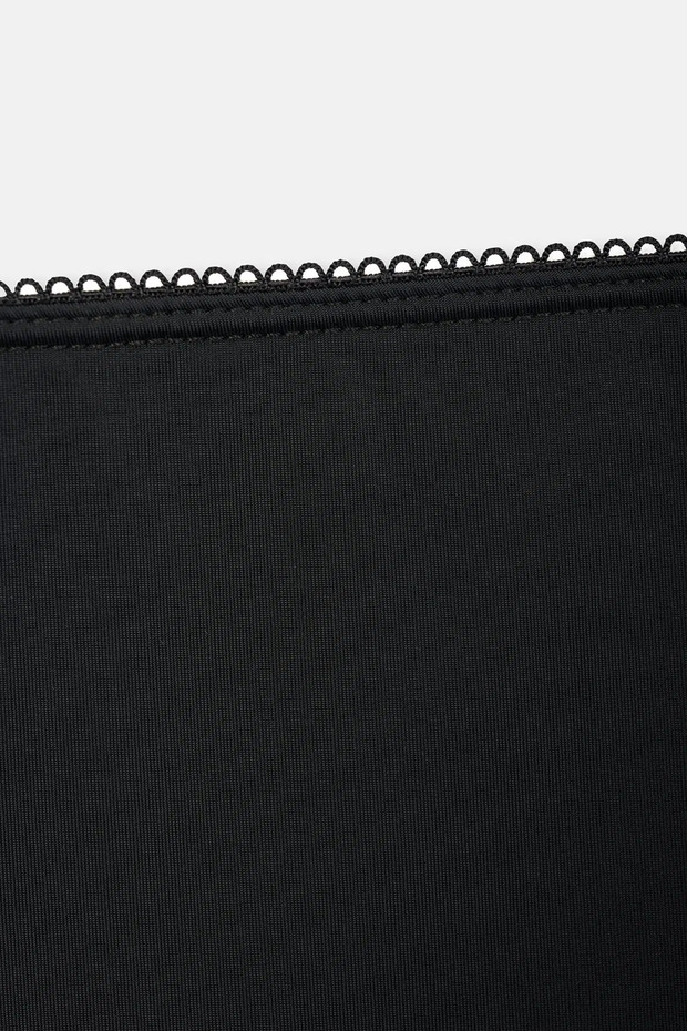 Siyah Mini Jupon - 8