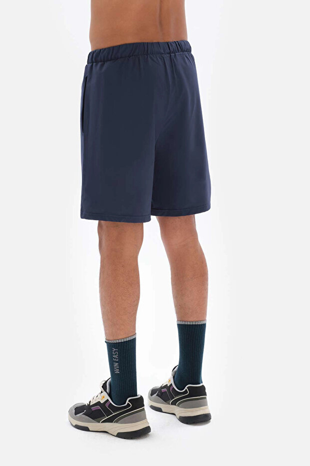 Lacivert Active Erkek Basıc Taytlı Şort - 5