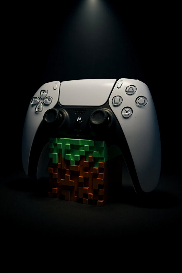 Minecraft Temalı PS5 DualSense Standı - 4