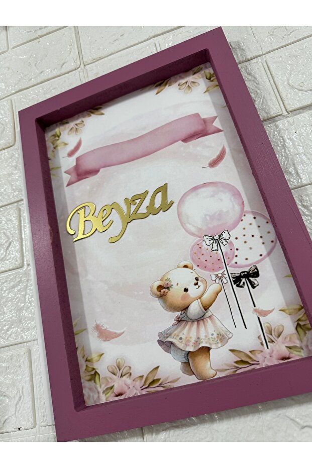 Kare Bebek kapı süsü Hastane odası kapı süsü - 3