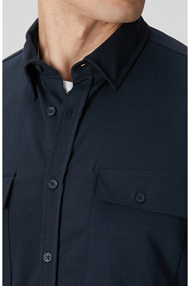 Lacivert Gömlek - 6