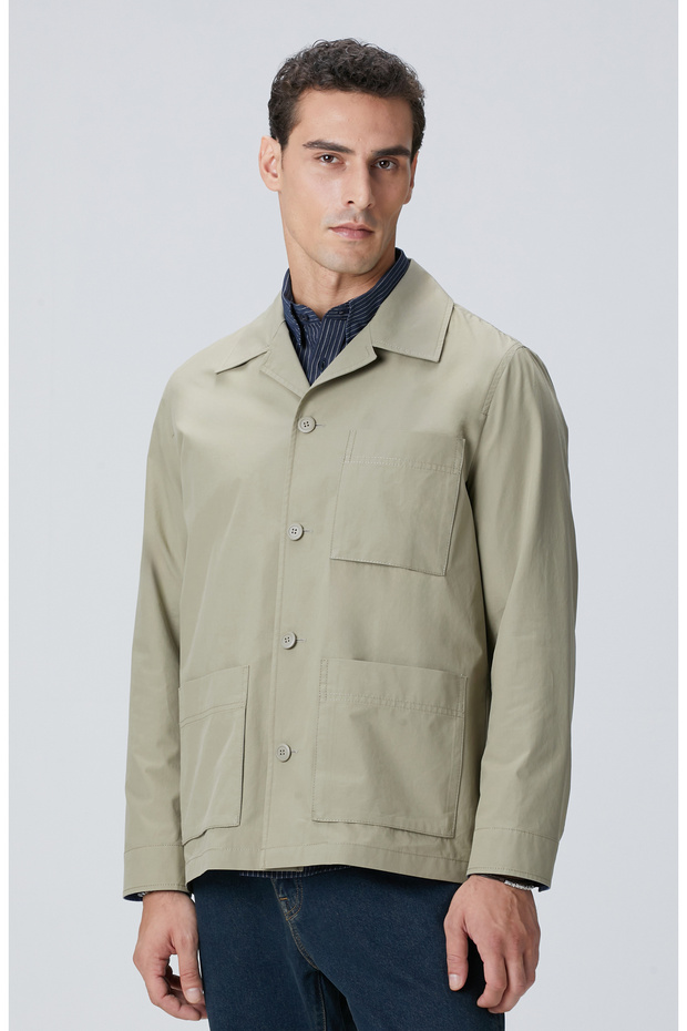 Haki Dış Gömlek - 4