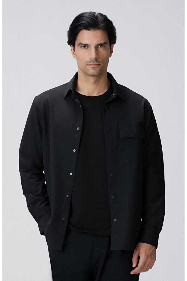 N-Tech Siyah Gömlek - 1