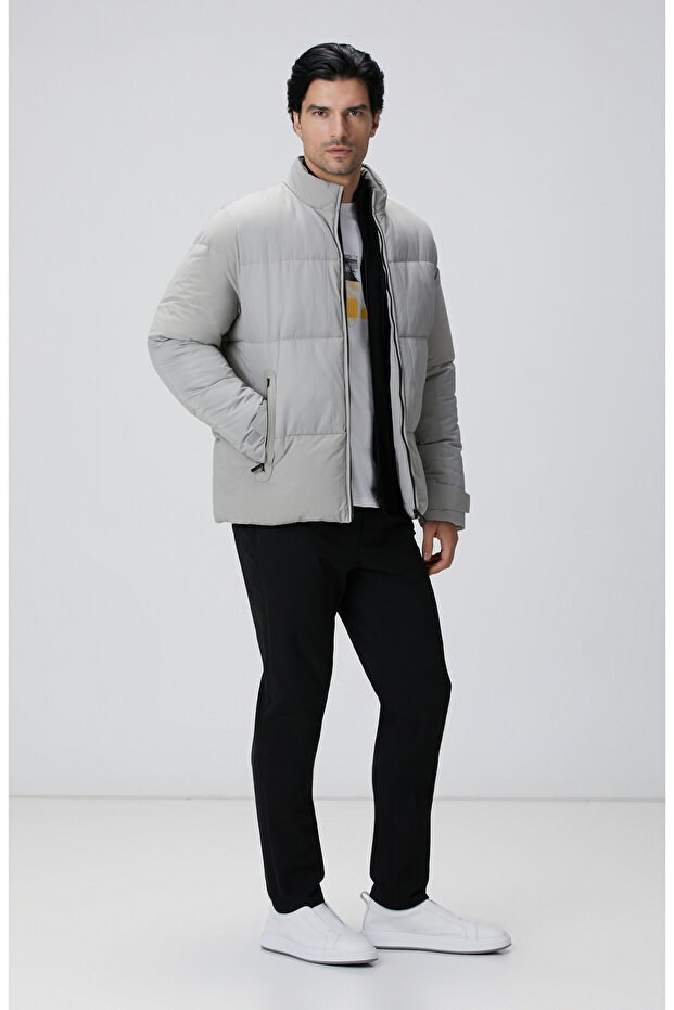 Taş N-Tech Dik Yaka Puffer Mont - 2