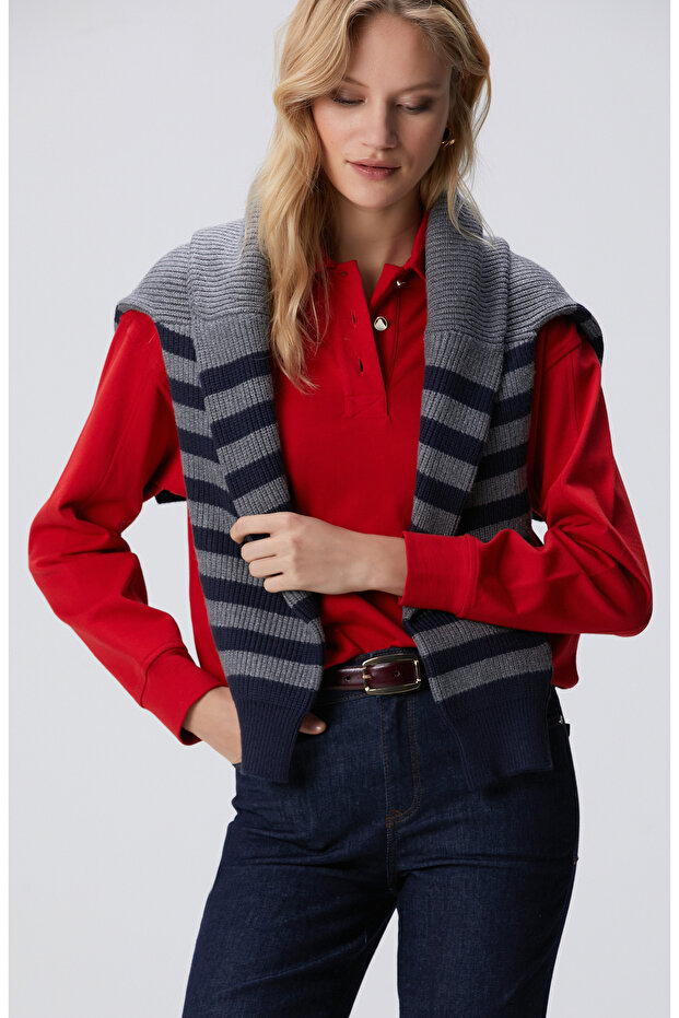 Kırmızı Sweatshirt - 3