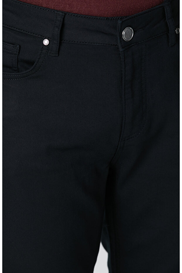 Siyah Casual Pantolon - 4