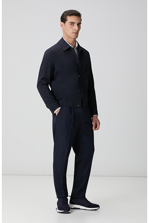 Lacivert Bomber Ceket - 3