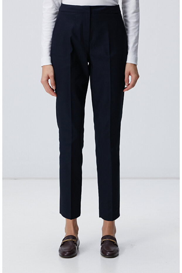 Lacivert Basic Skinny Pantolon - 2