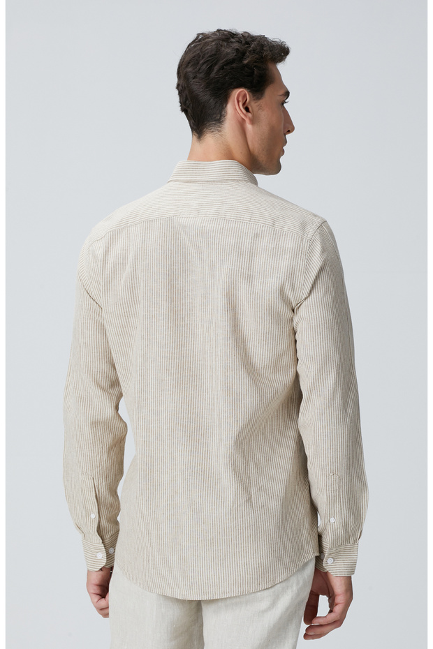 Vizon Keten Gömlek - 5