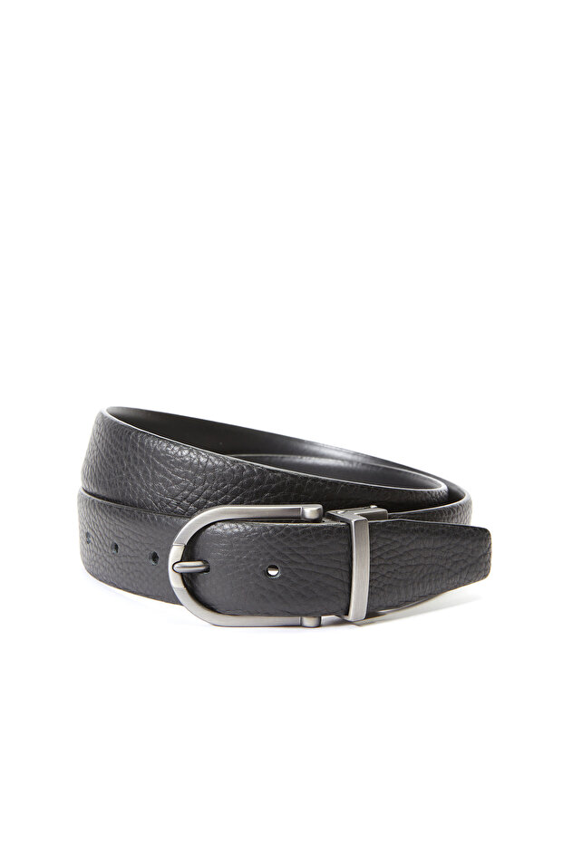 Siyah Erkek Deri Kemer - 1