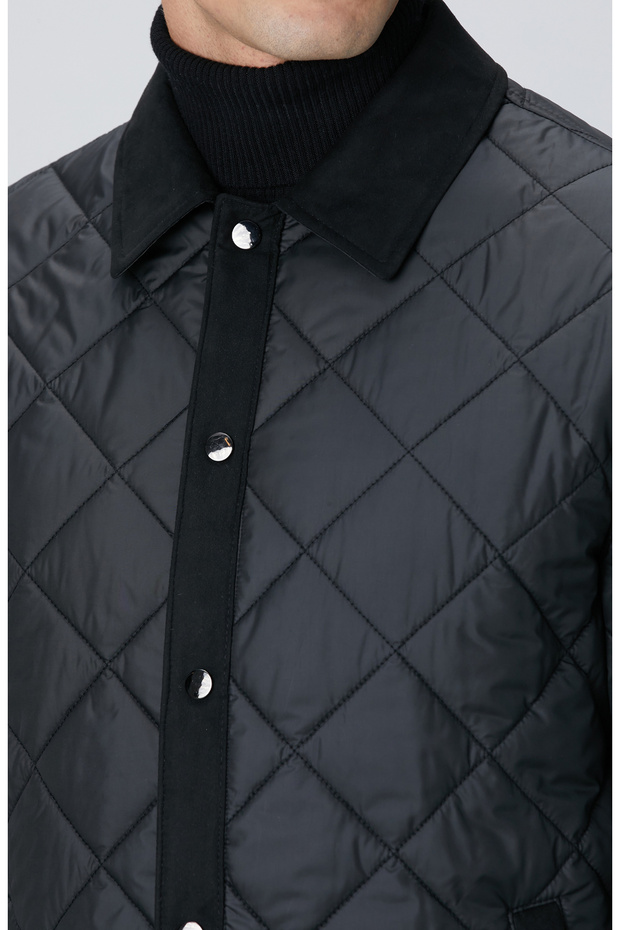 Siyah Coat Ceket - 6