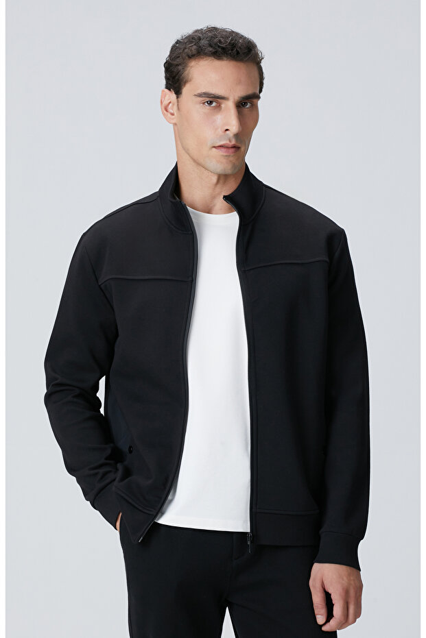 N-Tech Siyah Scuba Sweatshirt - 2